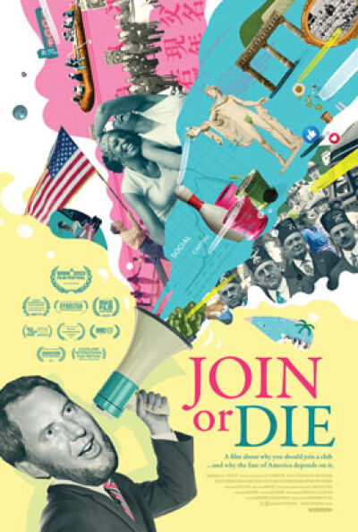  The award-winning documentary “Join or Die” — whose poster is pictured — will be screened locally for free, and there will be an Oct. 1 program featuring one of the directors, Rebecca Davis. 