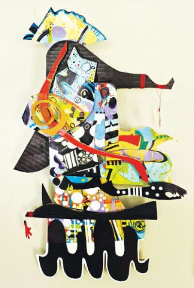  Christina Haylett’s “Lend Me a Hand” is one of the works on display in her Anton Art Center solo exhibition “Works by Christina Haylett.” 