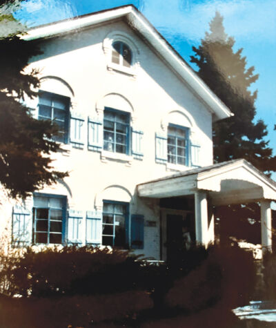  This photo shows what the Baumgartner House looked like when it was purchased by the city in 1981. 