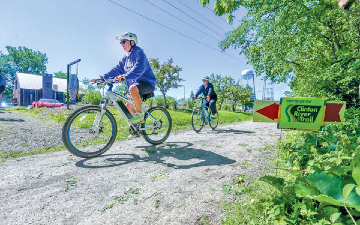  Riders on the Clinton River Trail are pictured June 4, National Trails Day. 