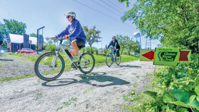  Riders on the Clinton River Trail are pictured June 4, National Trails Day. 