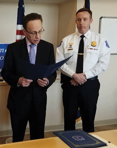  A federal judge has ruled in favor of Warren Mayor Jim Fouts, the city and Police Commissioner Bill Dwyer in a lawsuit filed by former Deputy Police Commissioner Matthew Nichols, right.   