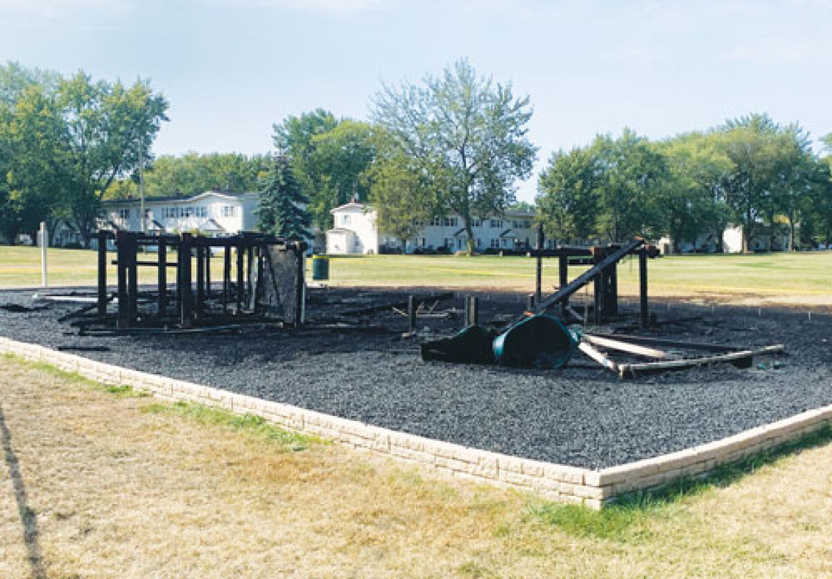 A playground at a housing complex in Center Line is reported to be a total loss following a fire that occurred Sept. 17. 