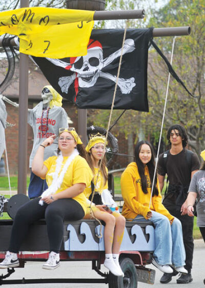  Cousino High School gets into the school spirit in 2024. This year’s parade is Oct. 3. Patriots are the school mascot.   