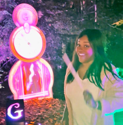  Jen Hazel, of Novi, enjoys the bubble tunnel Sept. 27. 