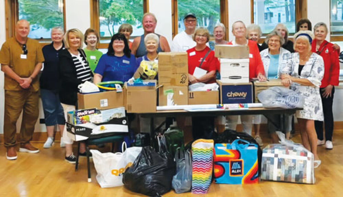  Bay Cliff Health Camp recently received donations of prom accessories, games and clothes from the Madison Heights Women’s Club.  