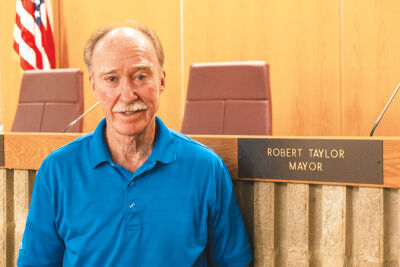  Roseville Mayor Robert Taylor poses in the City Council chambers Wednesday, Oct. 1. 