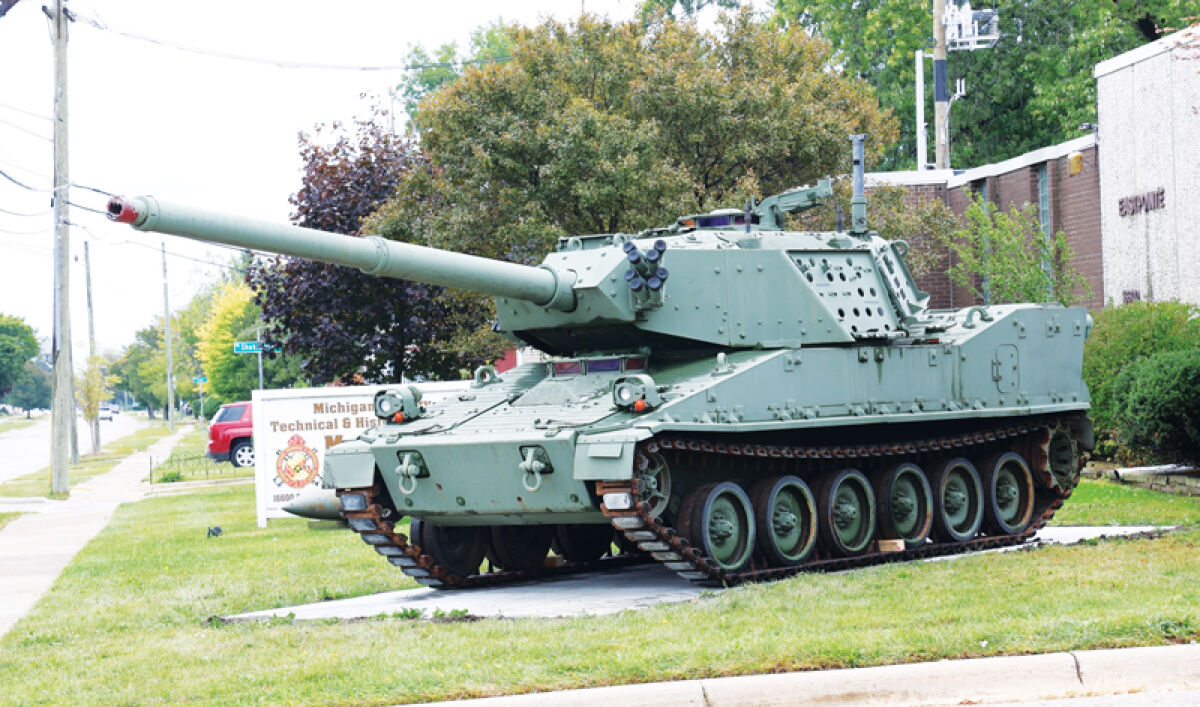  The Michigan Military Technical and Historical Society will hold a tank dedication Oct. 17 for its new 20-ton tank monument. 
