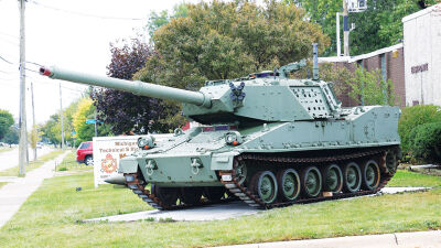  The Michigan Military Technical and Historical Society will hold a tank dedication Oct. 17 for its new 20-ton tank monument. 