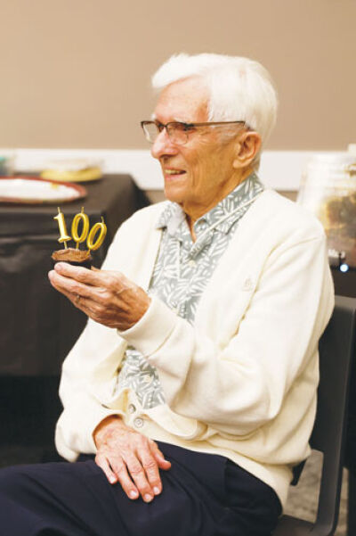  L. Broas “Bud” Mann, of Shelby Township, officially became a centenarian Sept. 24.  