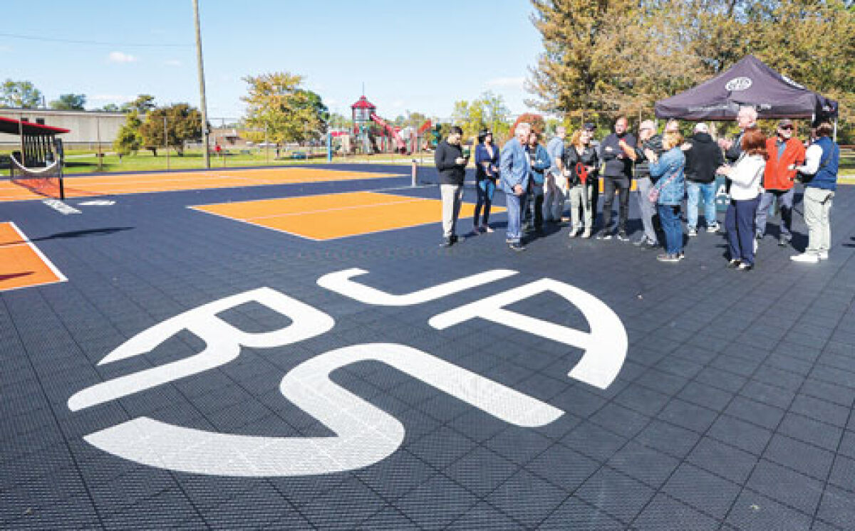  New pickleball courts have opened at Grant Park, sponsored by Jars Cannabis. 