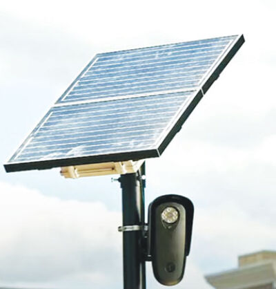  The future of Flock Safety automated license plate readers, such as this one, is up  for discussion in the city of Ferndale. 