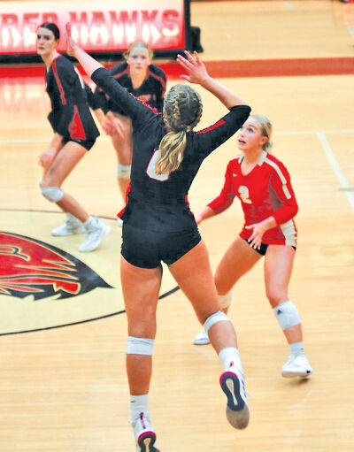  Skyye Frailey, a senior at Athens High and outside hitter on the school’s volleyball team, has hit a career milestone of 1,000 kills. 
