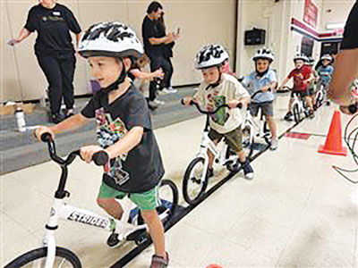  Students from Havel Elementary enjoy learning to ride bikes through programming provided by All Kids Bike.  
