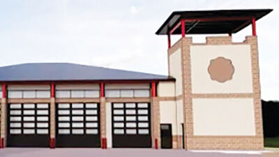  Site plan updated for Fire Station No. 1 