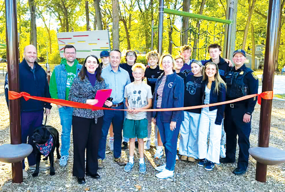  Royal Oak community members and officials cut the ribbon for the upgraded Lockman Park on Oct. 9. 