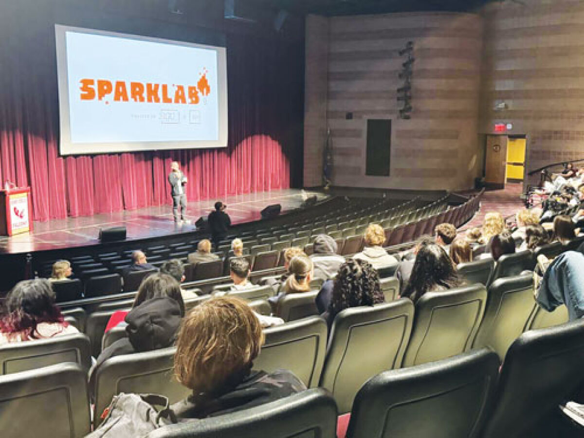  Students from Stevenson and Henry Ford II high schools learned about different aspects of entrepreneurship through the eight-week SparkLab program.  