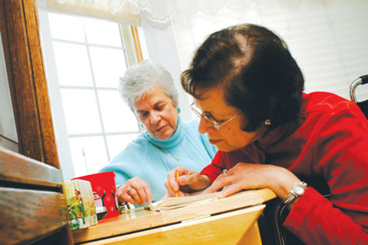  Participants in the Interfaith Volunteer Caregivers program are paired with someone in the community who will visit with them on a regular basis. Volunteers often become close with the people they spend time with, as they get to know each other. 