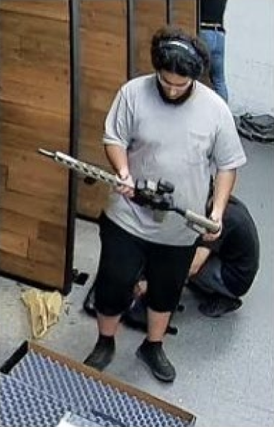  The FBI said that Ali practiced at the range with an AR-15-style rifle, one of which was similar to a rifle he had purchased Sept. 13. 