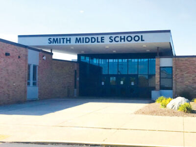  The aging Smith Middle School will be rebuilt should the Troy Public Schools bond proposal be approved. 