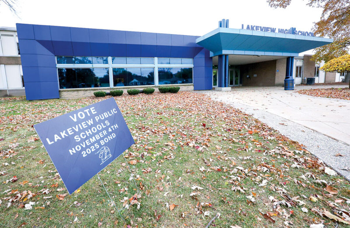  Voters in the Lakeview Public Schools District narrowly approved a bond issue on Nov. 4. 