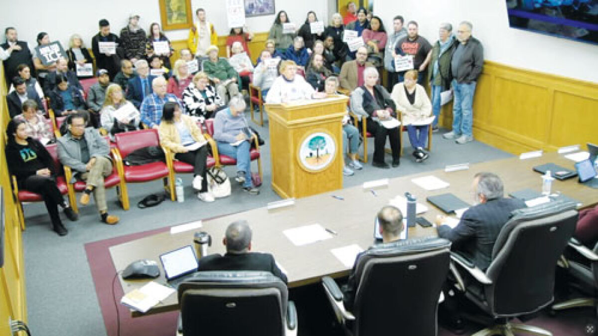  About 20 residents voiced opinions about Center Line’s agreement to enter into a training program through the U.S. Department of Homeland Security’s Bureau of Customs and Immigration Enforcement during the Nov. 3 City Council meeting. The city has withdrawn from the program.  