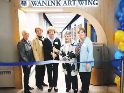  The Wanink Art Wing was named after  Billie Jo Wanink, who recently passed and was a member of Marian High School’s first graduating class.  