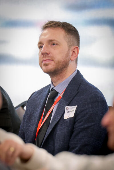  Kment Elementary School third grade teacher and district instructional coach Branden Bilicki was among the veterans who attended the Honorary Veterans Day brunch Nov. 10. 