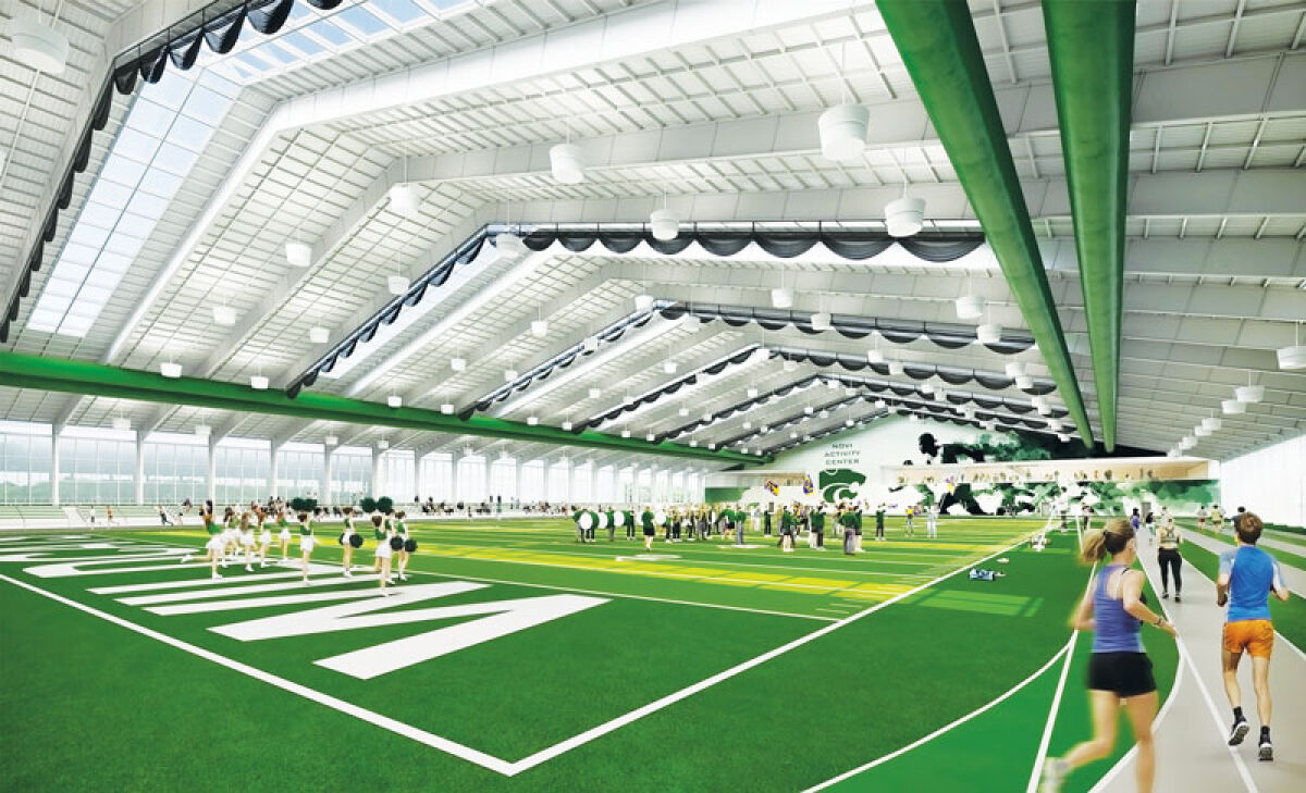  An indoor track and turf field are planned with the bond funds approved by voters Nov. 4. 