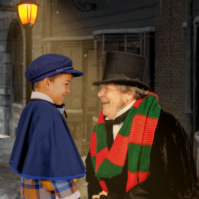  The emergency closure of Oakland University will cause the cancellation of 10 performances of "A Christmas Carol" at Meadow Brook Theatre. Russell Clauser plays Tiny Tim and Phil Powers plays Ebenezer Scrooge. 