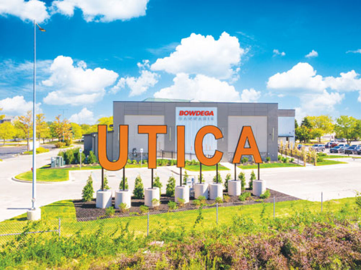  Visitors to the Utica area now view a Utica sign in front of the Bowdega+Burn1 property at 45411 Park Ave 