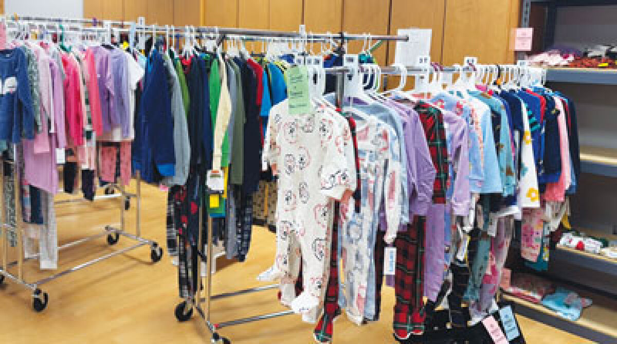  The Giving Tree program provides pajamas, sweatshirts and other clothing to kids in need. 