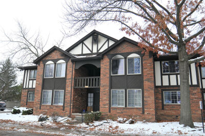  An apartment building at 29145 Wellington Road in Southfield Dec. 1 shows damage from a Nov. 30 fire. 