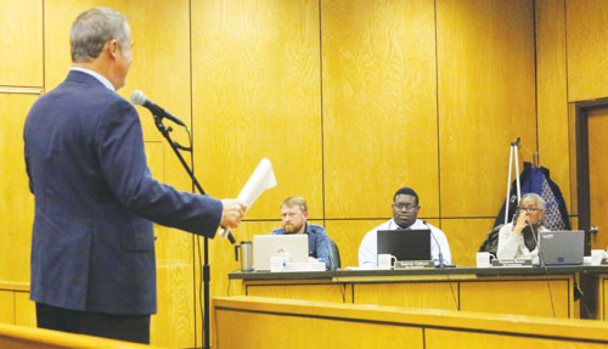  Sebastian Lucido, chief judge of the 41B District Court, speaks with the Mount Clemens City Commission about the court’s 2026 budget on Dec. 1. 