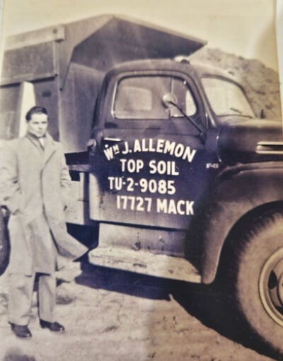  Joe Allemon Sr., father of Joe Allemon, on furlough in 1942 during World War II.  