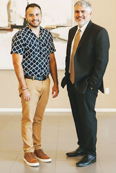  Matt Klopp, left, and Greg Klopp, right, are the owners of G.A. Fuchs Church Supply. 