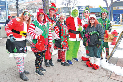  Elves spread holiday cheer around downtown Royal Oak during the Cookie Crawl. 