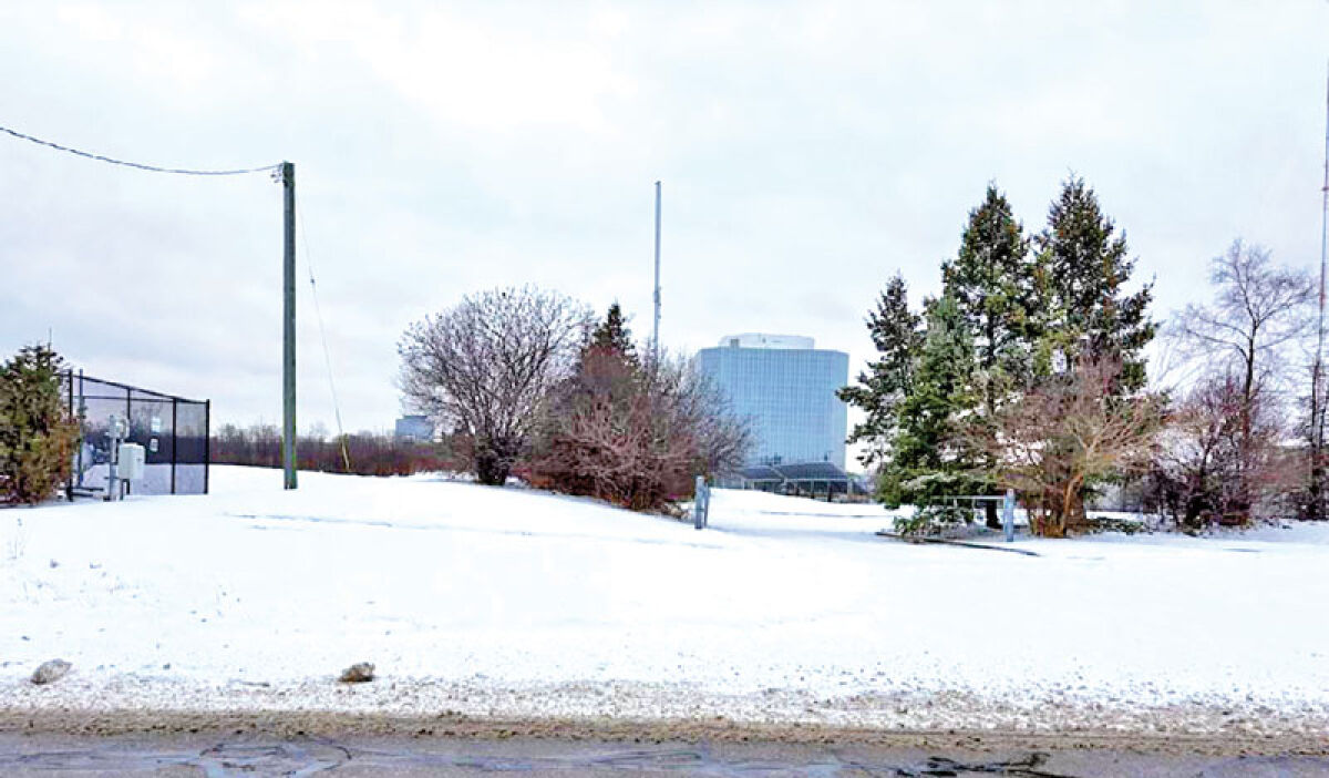  This vacant parcel of land along Inkster Road in Southfield, seen here on Dec. 9, could house a proposed data center. 