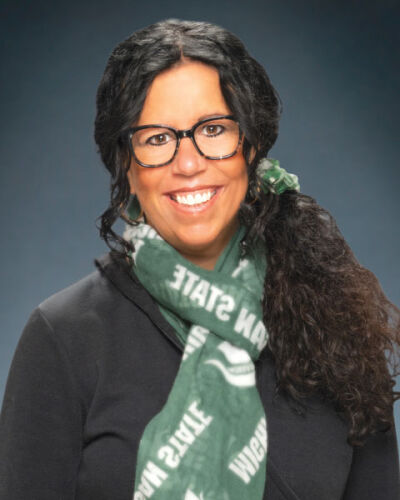  The Eastpointe High School media center was recently named as an “exemplary” media center in the School Libraries for the 21st Century evaluation system administered by the Library of Michigan. Cynthia Williams-Sandoval, pictured, is the current EHS librarian. 