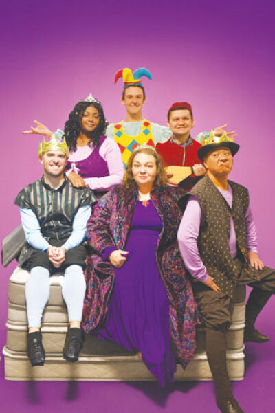  The cast of “Once Upon a Mattress” at Birmingham Village Players. 