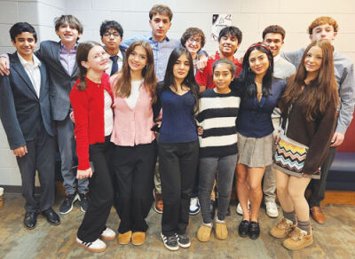  The Bloomfield Hills High School debate team is in its inaugural year. There are  30 members on the team.  