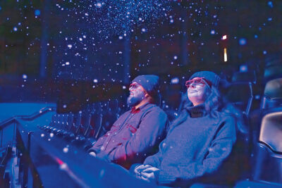  The 4D theater addition to the general admission Wild Lights ticket features “Rudolph the Red-Nosed Reindeer.” 