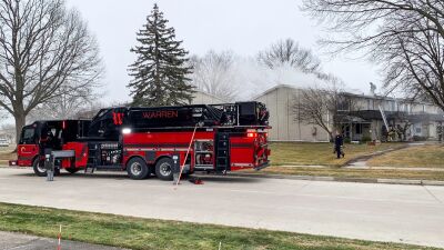  On Dec. 2, Warren firefighters responded to a report of a fire in the City Center Square apartments, near 13 Mile Road and Van Dyke Avenue. 