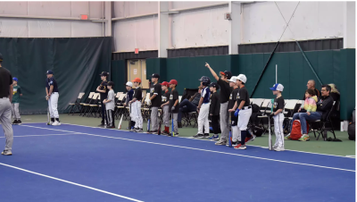  Youth participants listen to instructions at Wayne State University during a previous Born in Detroit Baseball Camp. 