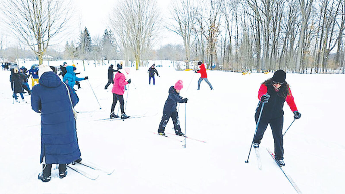  Residents ski last winter at Independence Oaks County Park. 