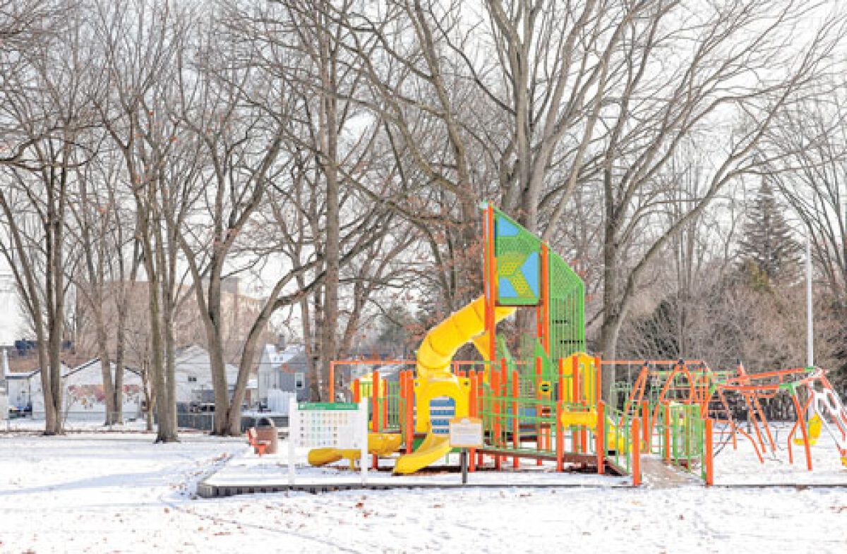  Snow blankets the playground at Rosie’s Park in Madison Heights Jan. 5. The city recently finalized its master plan for parks and recreation.  