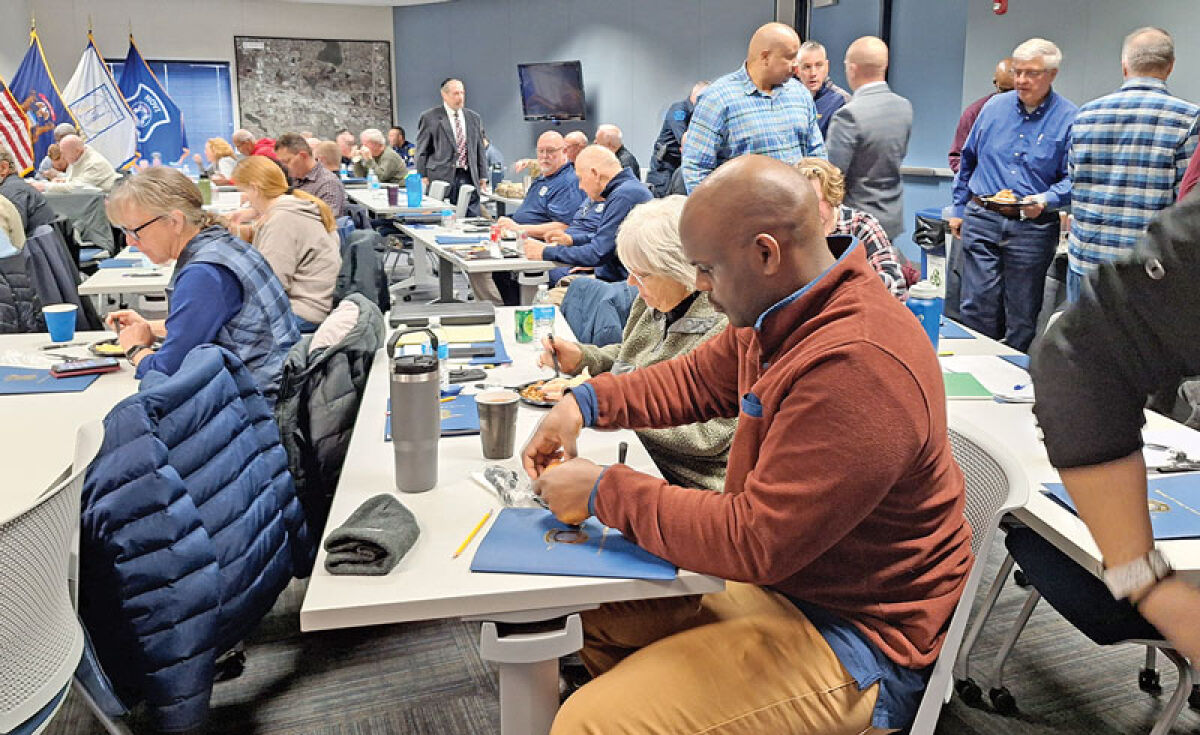  Worshippers from around metro Detroit participate in the Michigan State Police Security for Places of Worship course Dec. 17. 