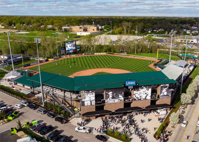  A rendering shows what UWM Field will look like for the 2026 season. 